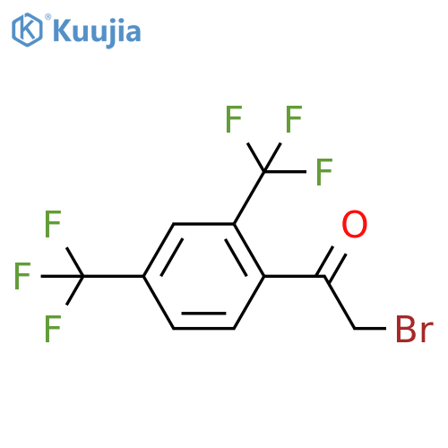 2,4-bis(trifluoromethyl)phenacyl bromide structure