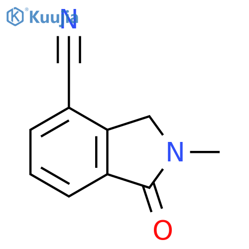 2-methyl-1-oxo-2,3-dihydro-1H-isoindole-4-carbonitrile structure