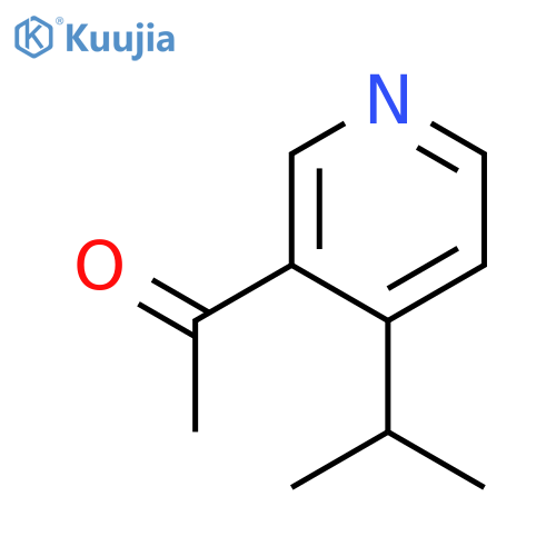 Ethanone,1-[4-(1-methylethyl)-3-pyridinyl]- structure