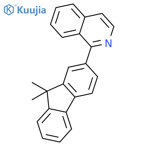 1-(9,9-Dimethyl-9H-fluoren-2-yl)-isoquinoline structure