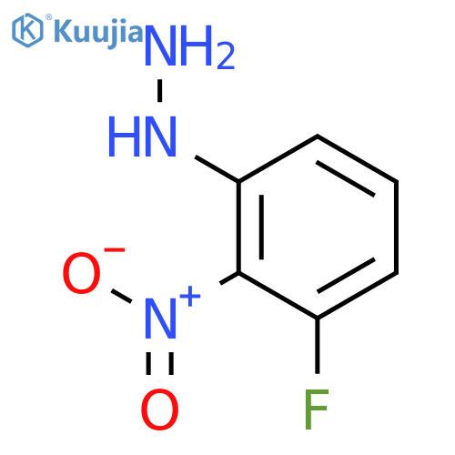 (3-fluoro-2-nitrophenyl)hydrazine structure