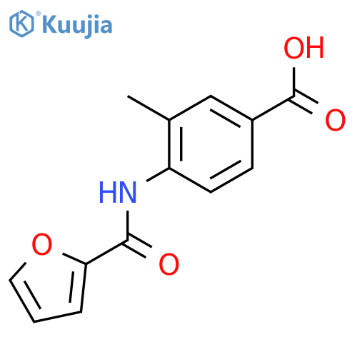 4-(2-Furoylamino)-3-methylbenzoic Acid structure