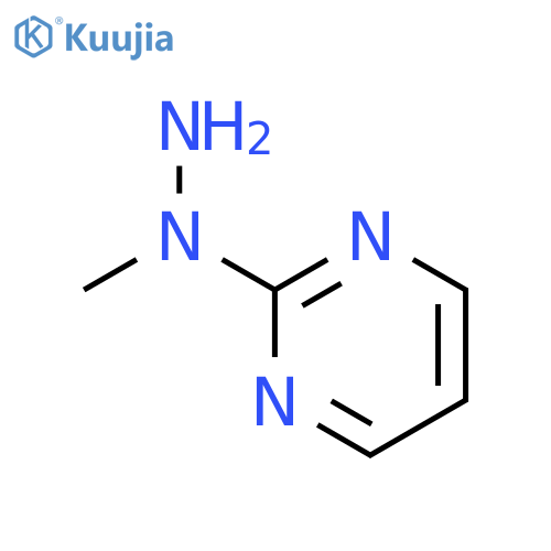 2-(1-methylhydrazin-1-yl)pyrimidine structure