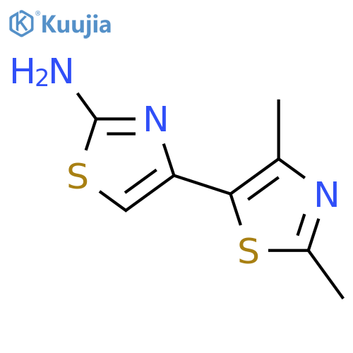 4-(dimethyl-1,3-thiazol-5-yl)-1,3-thiazol-2-amine structure