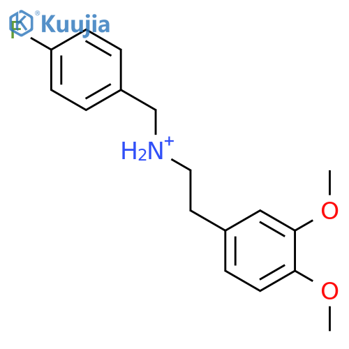 2-(3,4-Dimethoxyphenyl)-N-(4-fluorobenzyl)ethanamine structure
