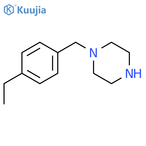 1-(4-Ethylbenzyl)piperazine Hydrochloride structure