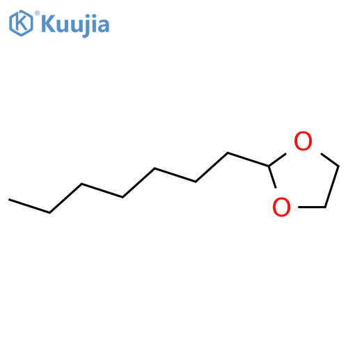 2-heptyl-1,3-dioxolane structure