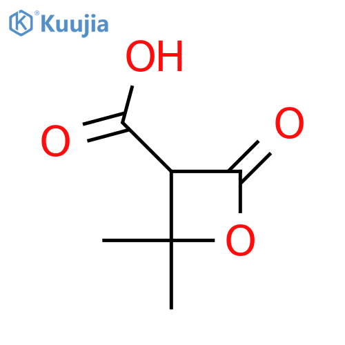 2,2-Dimethyl-4-oxooxetane-3-carboxylic acid structure