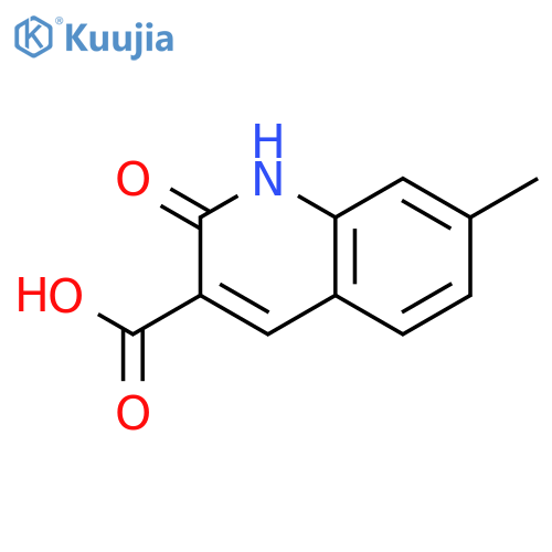3-QUINOLINECARBOXYLIC ACID, 1,2-DIHYDRO-7-METHYL-2-OXO- structure