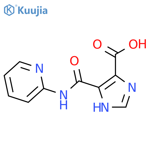 5-(Pyridin-2-ylcarbamoyl)-3H-imidazole-4-carboxylic Acid structure