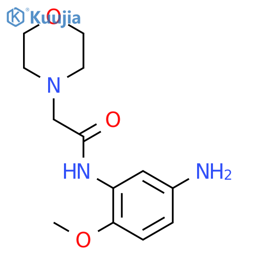 N-(5-Amino-2-methoxyphenyl)-2-morpholinoacetamide structure