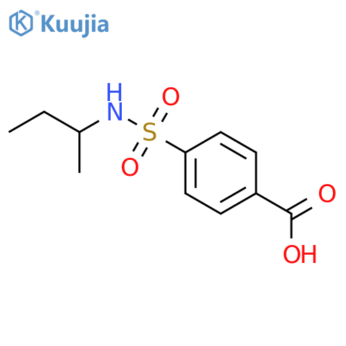 4-(Butan-2-yl)sulfamoylbenzoic Acid structure