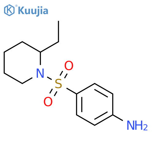4-(2-ethylpiperidin-1-yl)sulfonylaniline structure