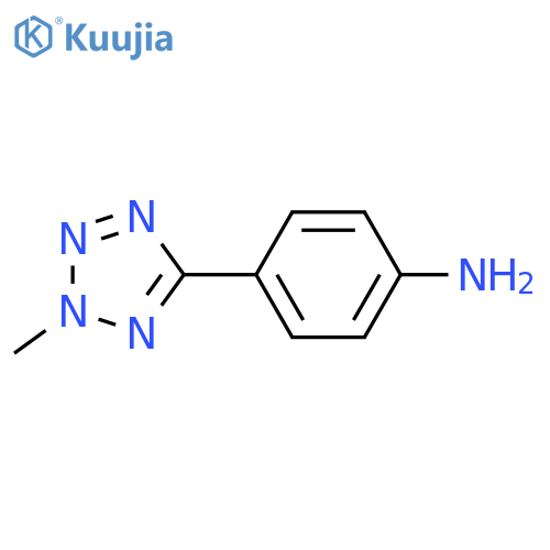 4-(2-Methyl-2h-tetrazol-5-yl)aniline structure