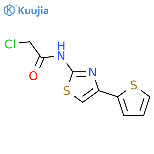 2-Chloro-N-4-(Thiophen-2-Yl)-1,3-Thiazol-2-YlAcetamide structure