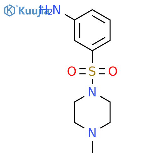 3-[(4-methylpiperazin-1-yl)sulfonyl]aniline structure