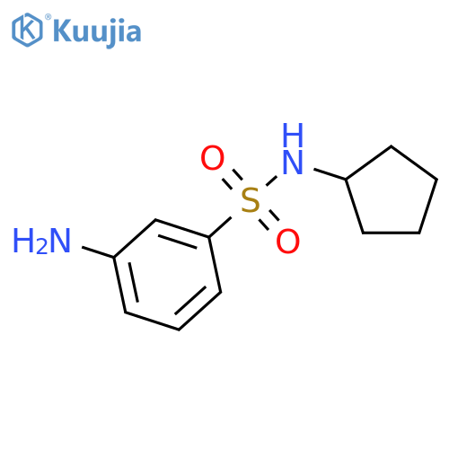 3-Amino-N-cyclopentyl-benzenesulfonamide structure