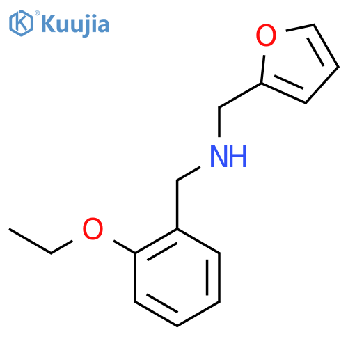 (2-Ethoxyphenyl)methyl(furan-2-ylmethyl)amine structure