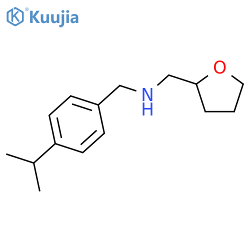 (4-Isopropylbenzyl)(tetrahydro-furan-2-yl-methyl)amine structure