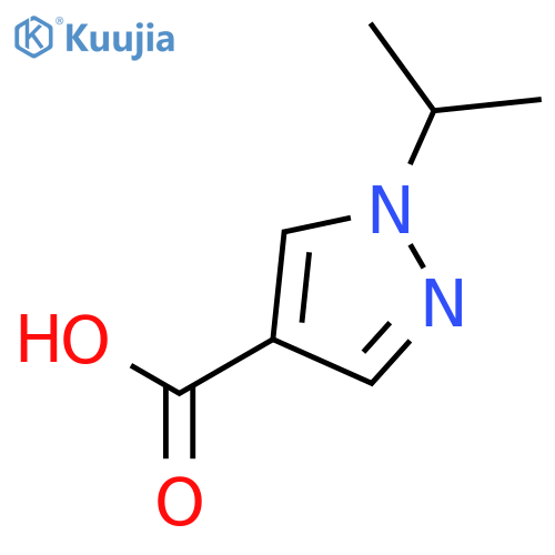 1-(propan-2-yl)-1H-pyrazole-4-carboxylic acid structure