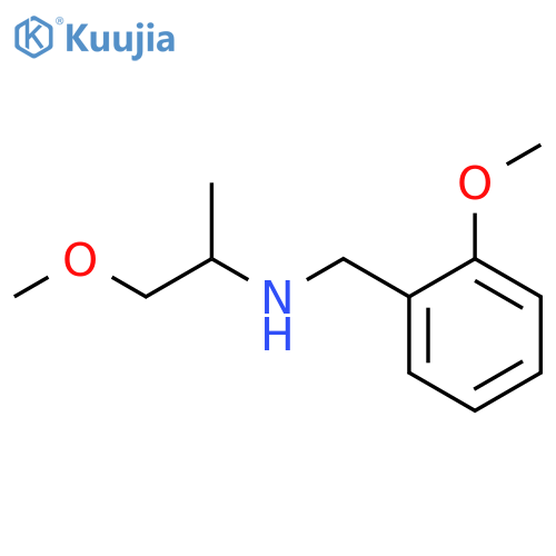 (2-METHOXY-BENZYL)-(2-METHOXY-1-METHYL-ETHYL)-AMINE structure