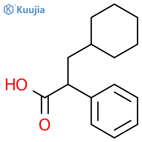 3-cyclohexyl-2-phenylpropanoic acid structure
