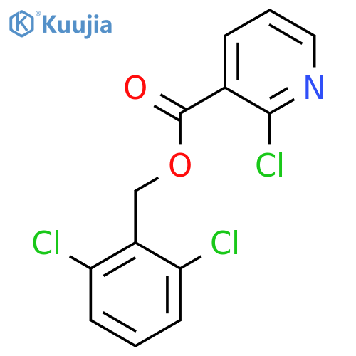 (2,6-Dichlorophenyl)methyl 2-chloropyridine-3-carboxylate structure