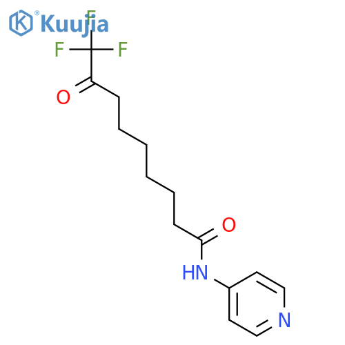 NONANAMIDE, 9,9,9-TRIFLUORO-8-OXO-N-4-PYRIDINYL- structure