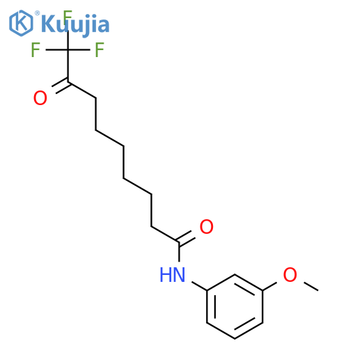 Nonanamide, 9,9,9-trifluoro-N-(3-methoxyphenyl)-8-oxo- structure