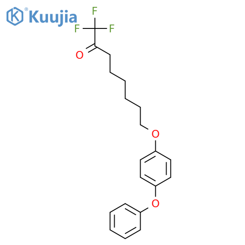 2-OCTANONE, 1,1,1-TRIFLUORO-8-(4-PHENOXYPHENOXY)- structure