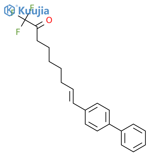 8-NONEN-2-ONE, 9-[1,1'-BIPHENYL]-4-YL-1,1,1-TRIFLUORO-, (8E)- structure