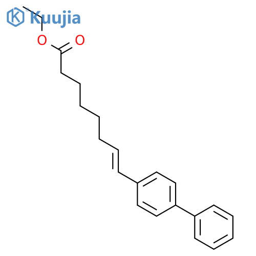 7-Octenoic acid, 8-[1,1'-biphenyl]-4-yl-, ethyl ester, (7E)- structure