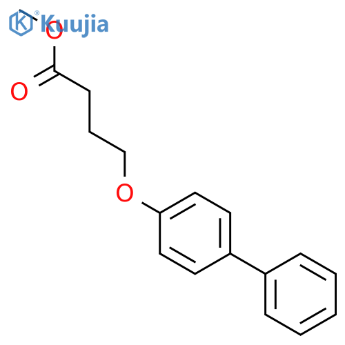 BUTANOIC ACID, 4-([1,1'-BIPHENYL]-4-YLOXY)-, METHYL ESTER structure