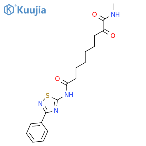 Nonanediamide, N1-methyl-2-oxo-N9-(3-phenyl-1,2,4-thiadiazol-5-yl)- structure