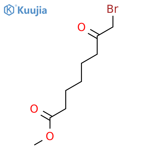 OCTANOIC ACID, 8-BROMO-7-OXO-, METHYL ESTER structure