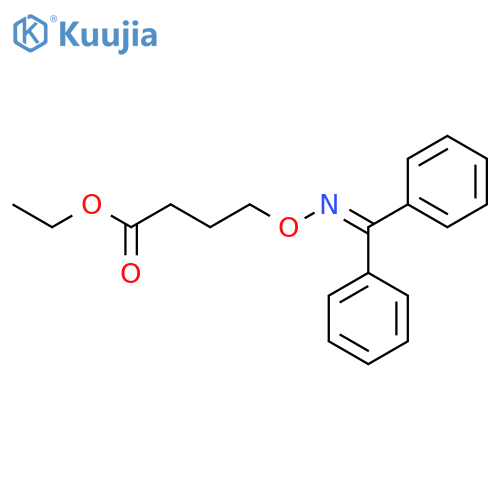 Butanoic acid, 4-[[(diphenylmethylene)amino]oxy]-, ethyl ester structure