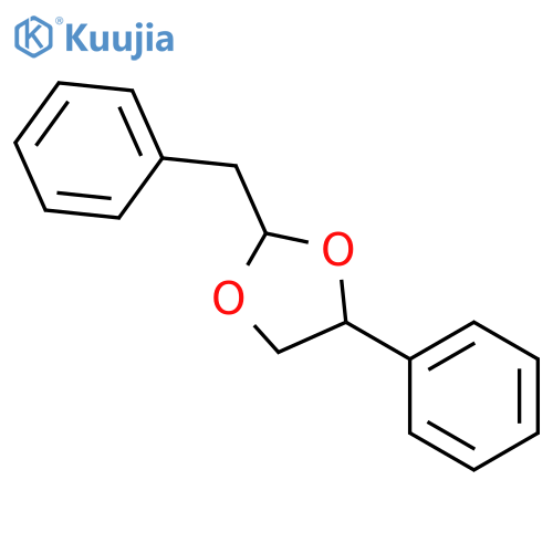 1,3-Dioxolane,4-phenyl-2-(phenylmethyl)- structure
