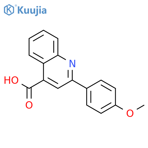 2-(4-Methoxyphenyl)quinoline-4-carboxylic acid structure