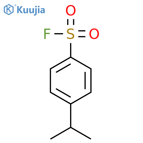 4-(propan-2-yl)benzene-1-sulfonyl fluoride structure