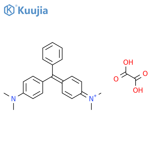 [4-[(4-dimethylaminophenyl)-phenyl-methylene]-1-cyclohexa-2,5-dienylidene]-dimethyl-ammonium; oxalic acid structure