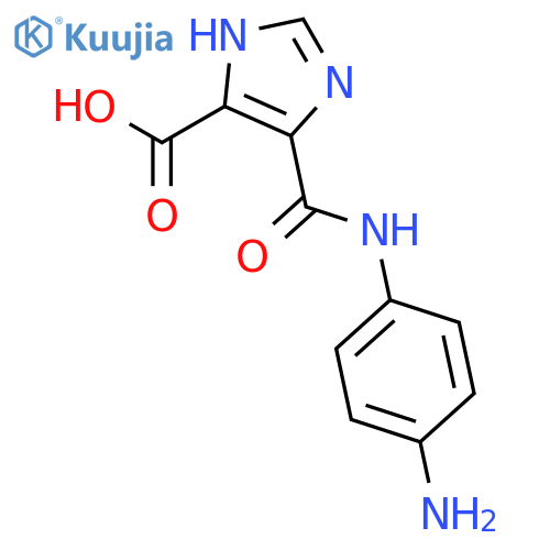 5-(4-Amino-phenylcarbamoyl)-3H-imidazole-4-carboxylicacid structure