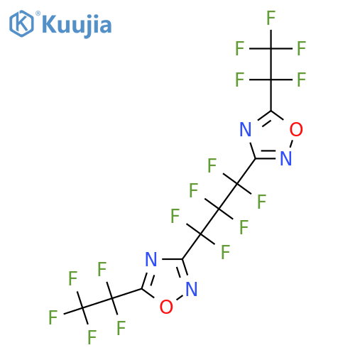 1,2,4-Oxadiazole,3,3'-(hexafluorotrimethylene)bis[5-(pentafluoroethyl)- (7CI,8CI) structure