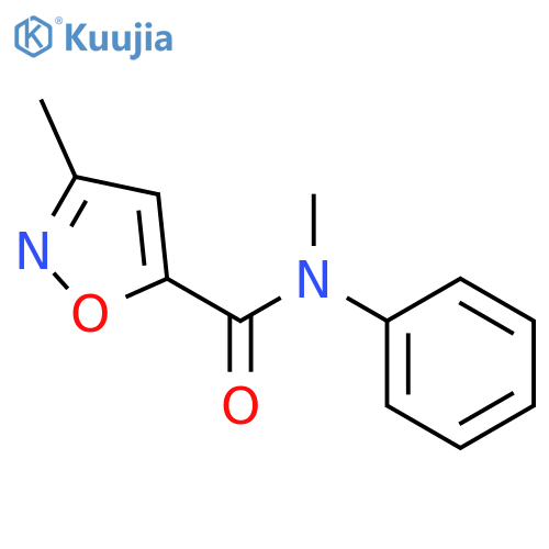3-Methyl-isoxazole-5-carboxylic acid methyl-phenyl-amide structure