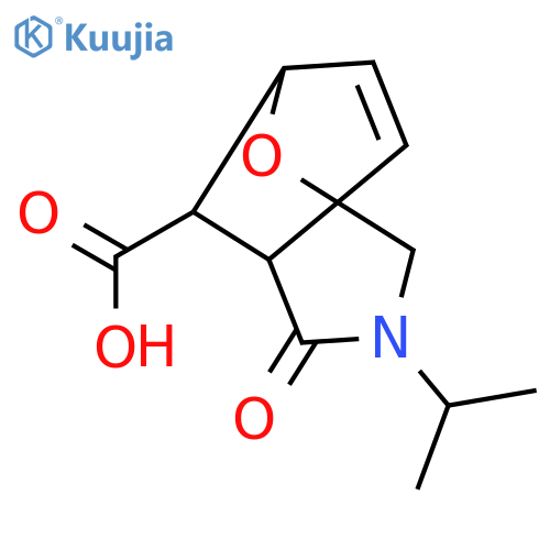 2-Isopropyl-1-oxo-1,2,3,6,7,7a-hexahydro-3a,6-epoxyisoindole-7-carboxylic Acid structure