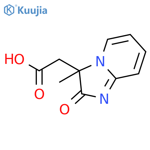 2-{3-methyl-2-oxo-2H,3H-imidazo1,2-apyridin-3-yl}acetic acid structure