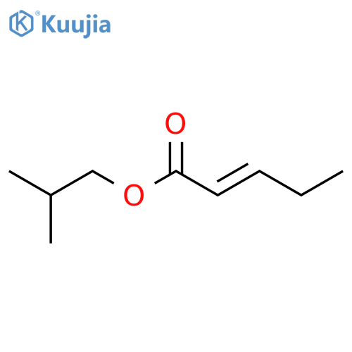 Pentenoic acid, 2-methylpropyl ester structure