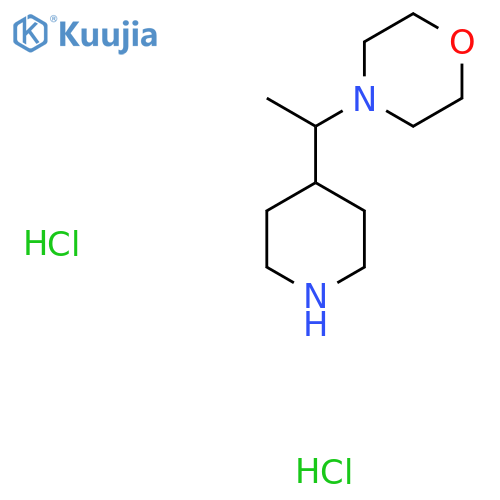 4-1-(4-Piperidinyl)ethylmorpholine Dihydrochloride structure