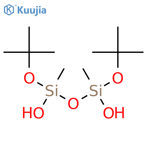 1,3-DISILOXANEDIOL, 1,3-BIS(1,1-DIMETHYLETHOXY)-1,3-DIMETHYL- structure