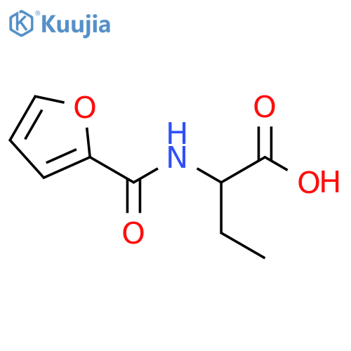 Butanoic acid, 2-[(2-furanylcarbonyl)amino]- structure