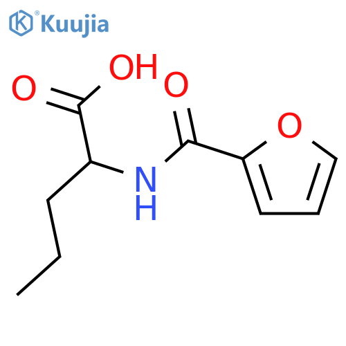 2-[(furan-2-carbonyl)-amino]-pentanoic acid structure